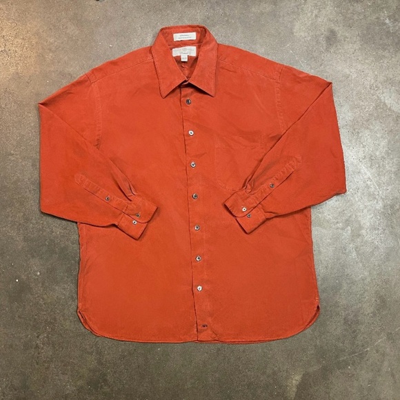 John W Nordstrom Lyocell Long Sleeve Button Up Casual Dress Shirt - Picture 2 of 9